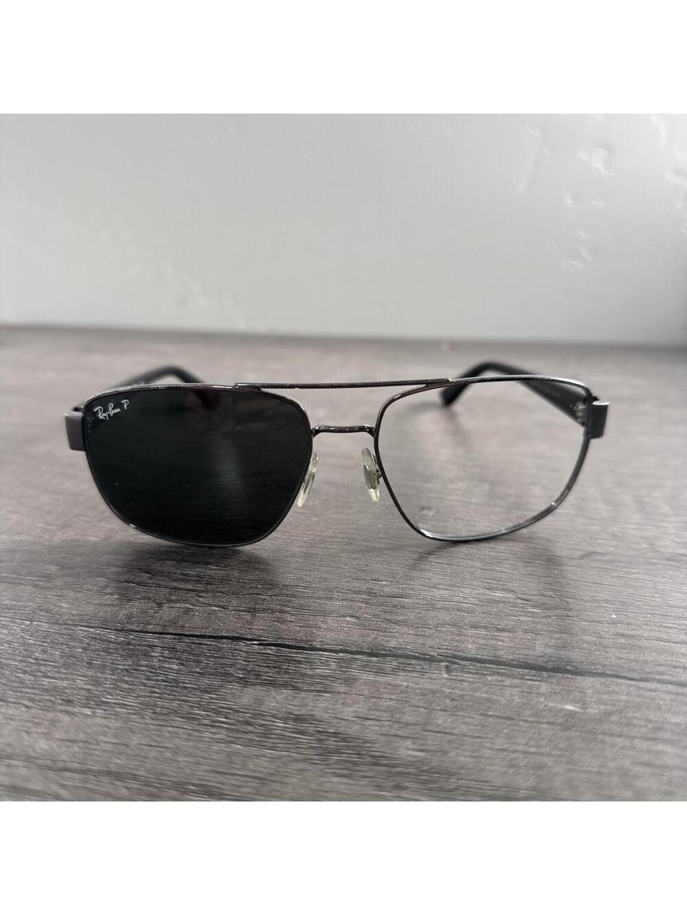 Ray-Ban Sunglasses RB3663 004/58 Men's Rectangle Black FRAMES ONLY 60-17-140